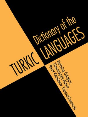 cover image of Dictionary of Turkic Languages
